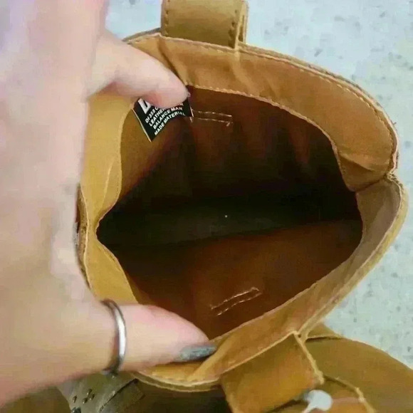 Dingo Women's Tan Silverada Western Cowboy Boots With Harness And Studs 8.5 - Picture 14 of 16